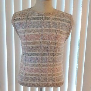 Vintage Wool Blend Sweater Vest 80s Astor One
